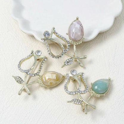 Japanese Brooch- Tulip Bloom Brooch