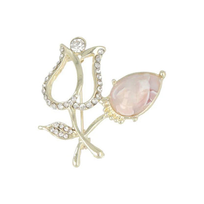 Japanese Brooch- Tulip Bloom Brooch