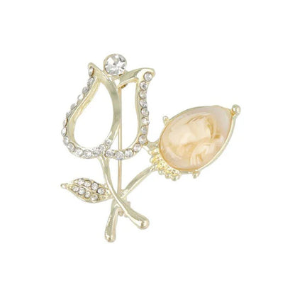 Japanese Brooch- Tulip Bloom Brooch