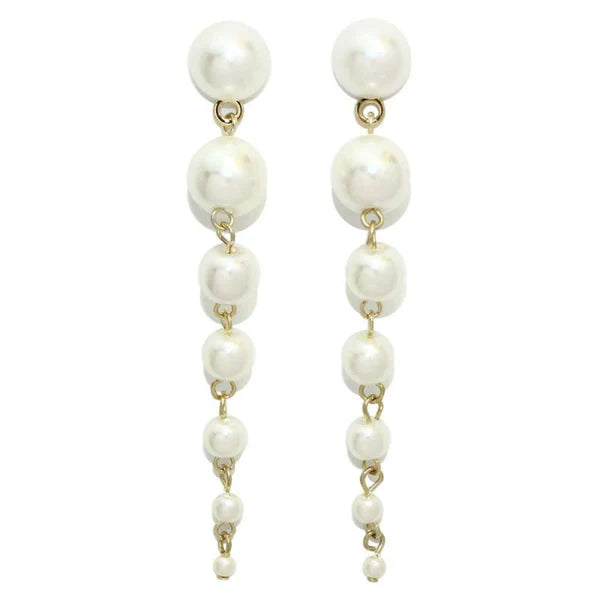 Japanese earrings- Petite Gradient Pearl Studs