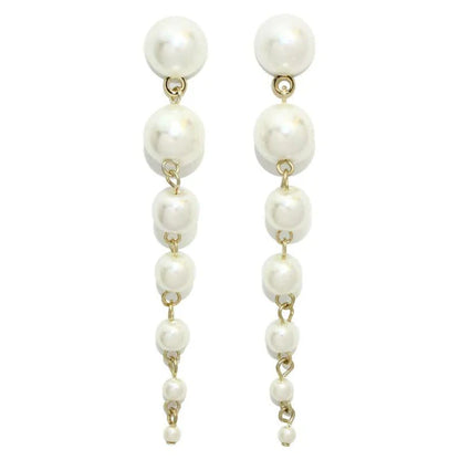 Japanese earrings- Petite Gradient Pearl Studs