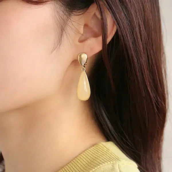 Japanese non-pierced earrings- colour drop screw-back earrings
