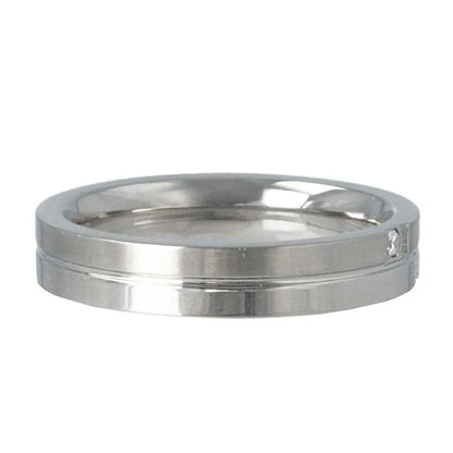 Japanese ring- Silver stainless steel two-tone ring- Made in Japan