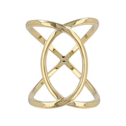 Japanese ring- Refined Cross Band- Made in Japan