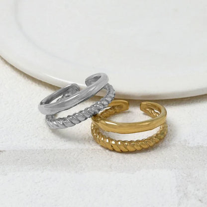 Japanese ring- Gold Double Strand Ring