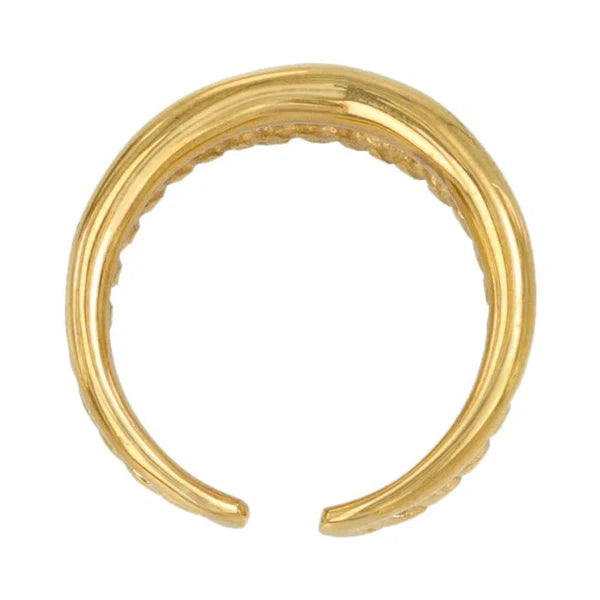 Japanese ring- Gold Double Strand Ring