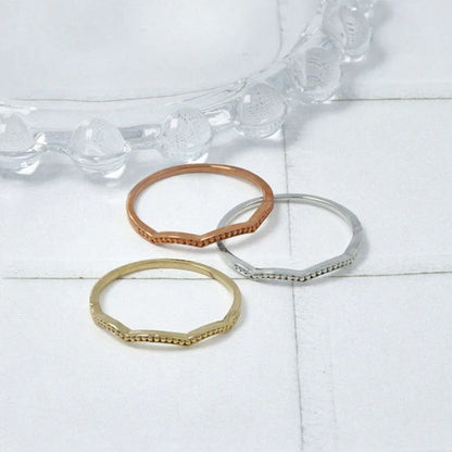 Japanese ring- Arch mill ring- Made in Japan