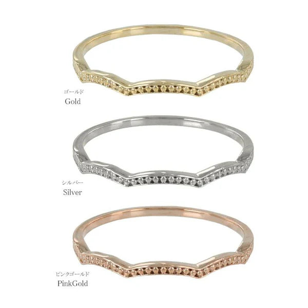 Japanese ring- Arch mill ring- Made in Japan