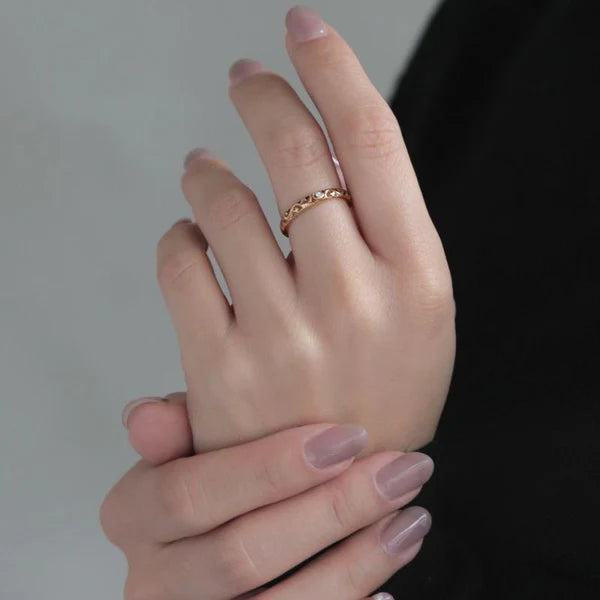 Japanese ring- Lace Arabesque Ring