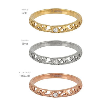 Japanese ring- Lace Arabesque Ring