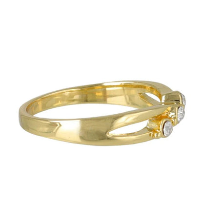 Japanese ring- Twinkle Trio Cross Ring- Made in Japan