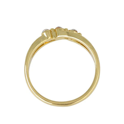 Japanese ring- Twinkle Trio Cross Ring- Made in Japan