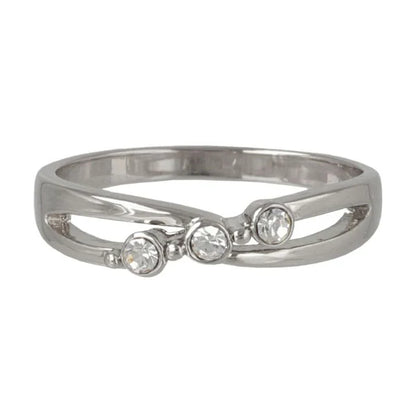 Japanese ring- Twinkle Trio Cross Ring- Made in Japan